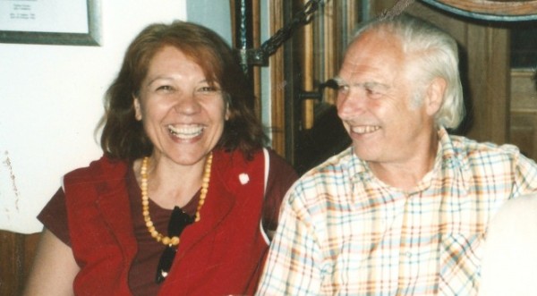 Roswitha Pressburger und Dieter Dorn 2003 in Amtszell